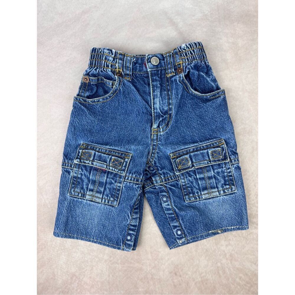 Vintage Y2K 2001 Kids Gymboree Jorts Size 6-12 Months